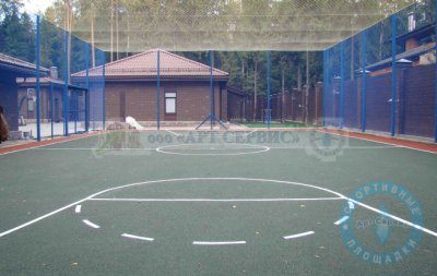 Травмобезопасное наливное покрытие