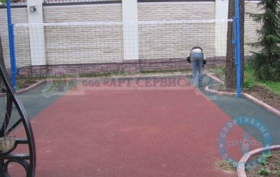 Травмобезопасное наливное покрытие